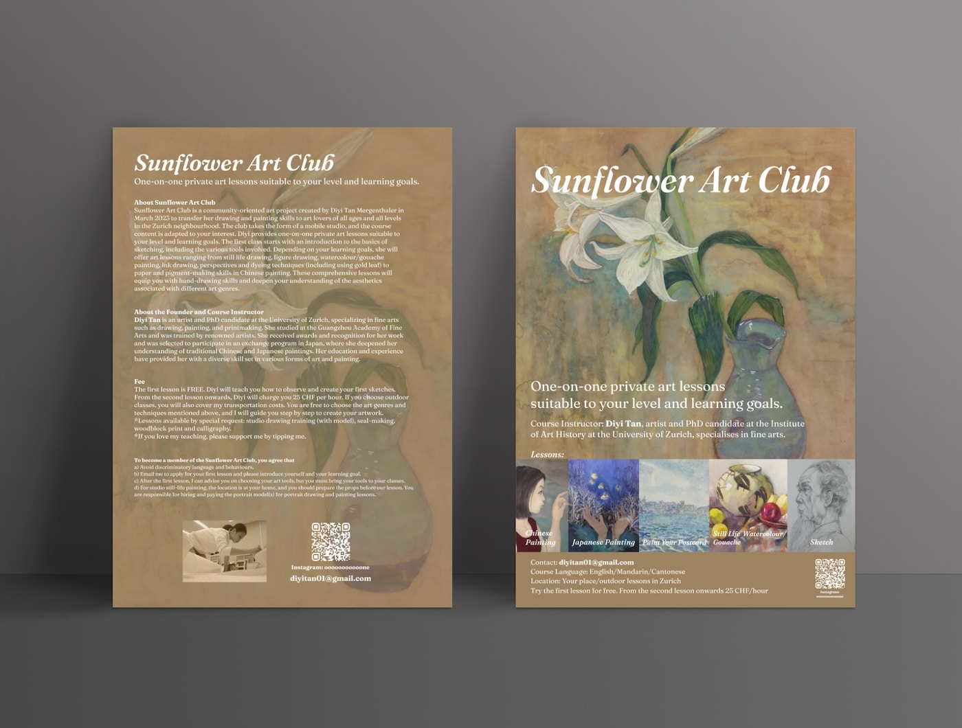 Sunflower Art Club Design
