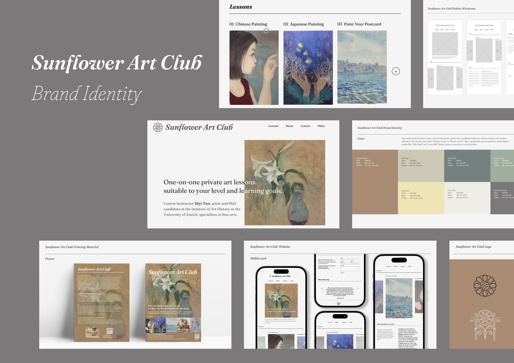 Sunflower Art Club Design